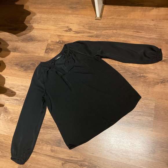 Apt 9 long sleeve black blouse size medium - Picture 3 of 11